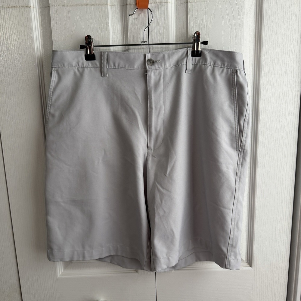 Perry Ellis Gray Golf Shorts Men's Size 36 Preppy Minimalist Office Travel